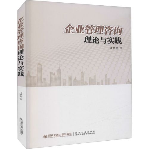 企業(yè)管理咨詢理論與實(shí)踐 沈柏亮 著 西安交通大學(xué)出版社 書籍